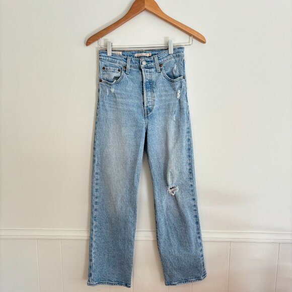 Levi's Ribcage Straight Ankle Jean - Size 25 - Picture 8 of 13